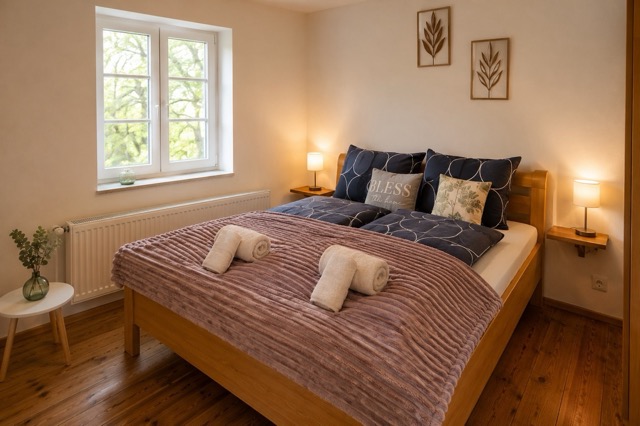 Ferienwohnung Saxenhammer, 1 Schlafzimmer, Küche, Bad
